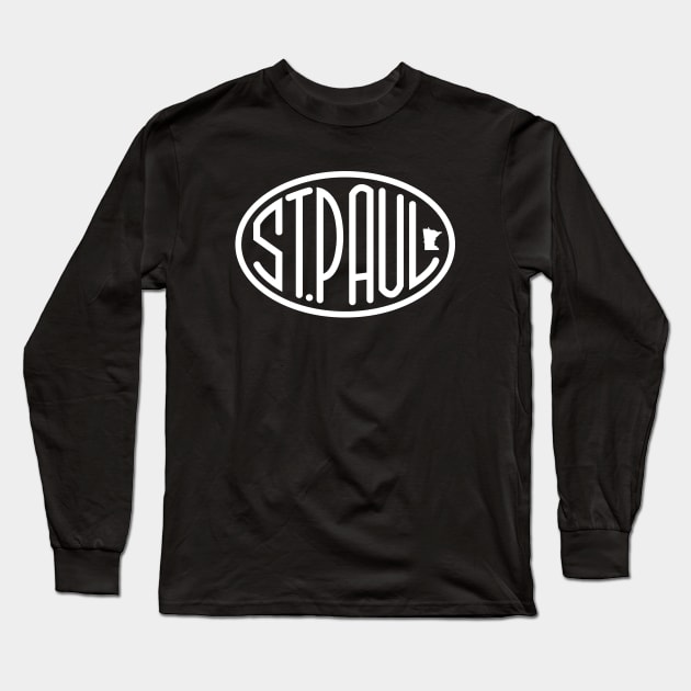 ST. PAUL, MN II Long Sleeve T-Shirt by mjheubach